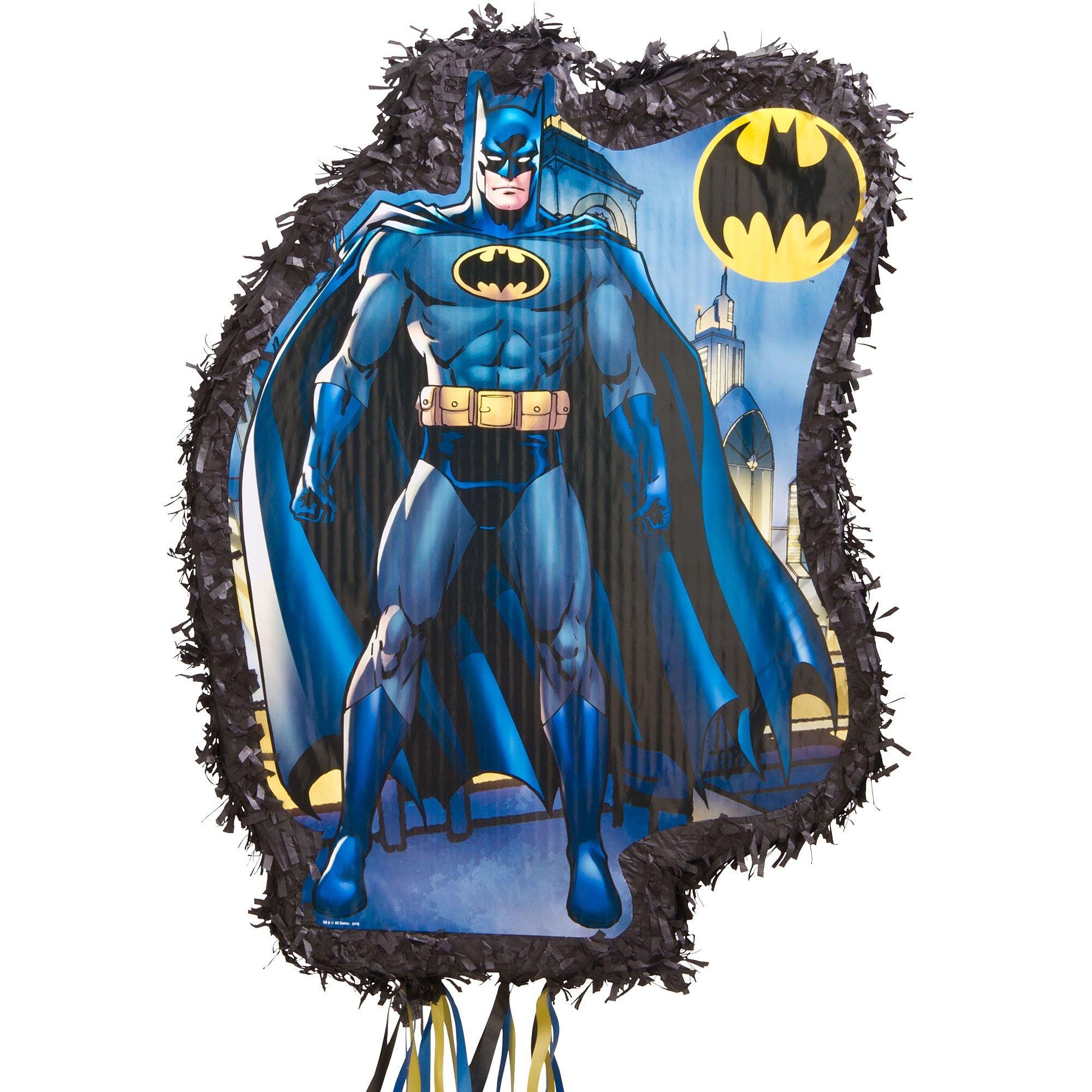 Pull String Comic Batman Pinata 21 3/4in x 16in x 3in | Party City