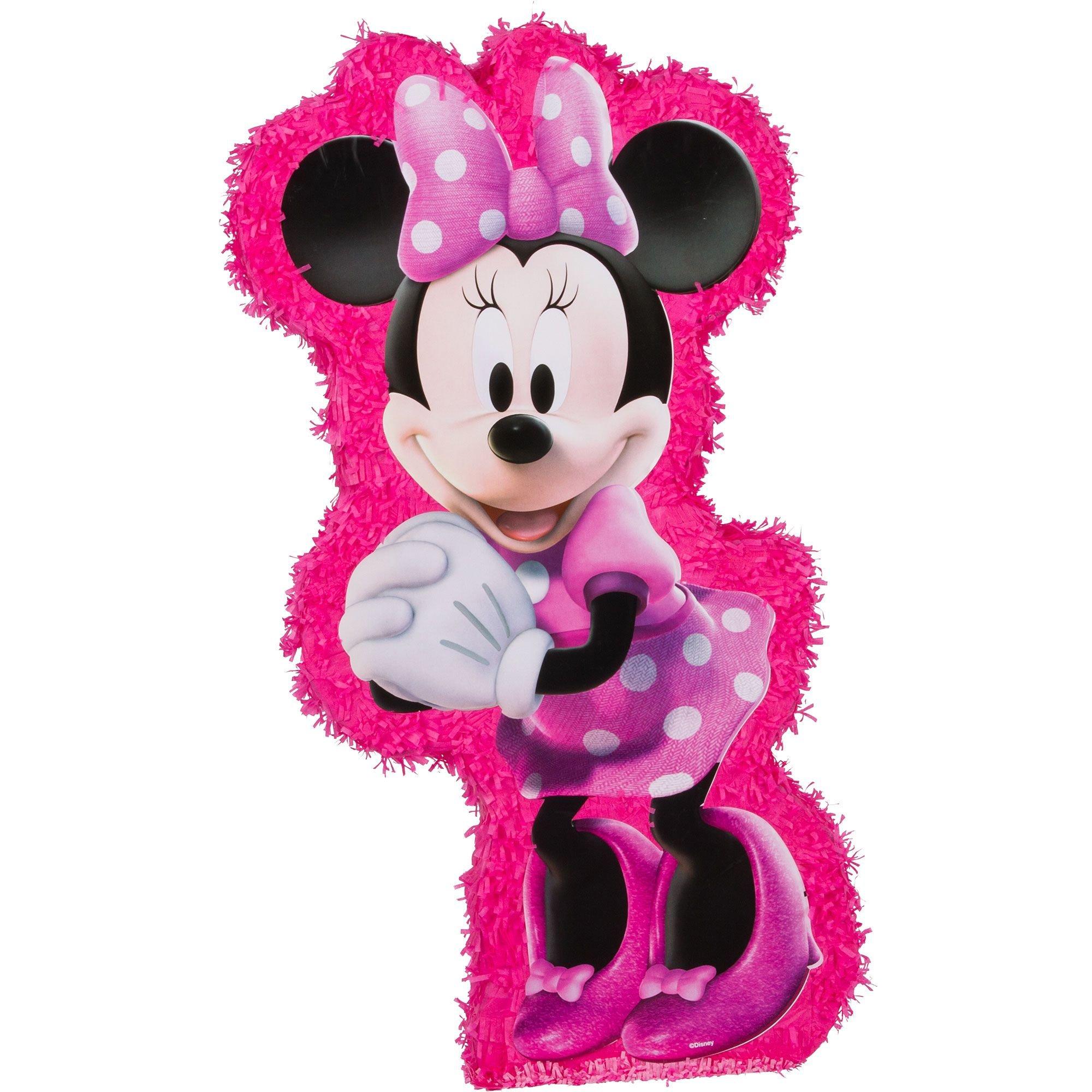 Verduisteren Kleverig Schurk Hot Pink Minnie Mouse Pinata 37in x 19 1/2in | Party City