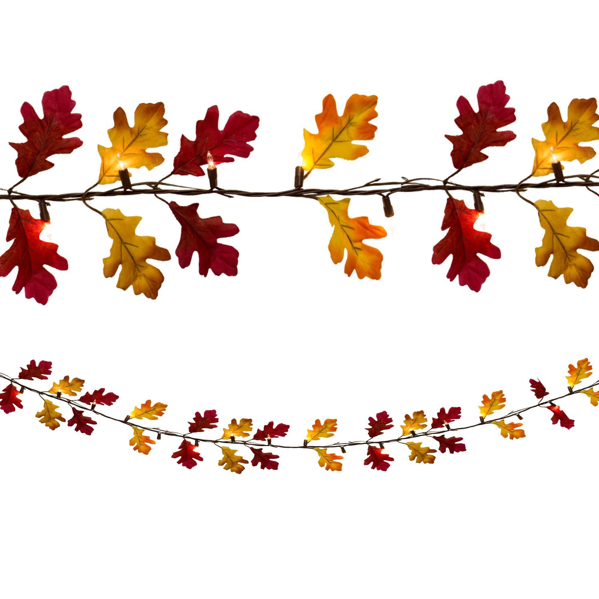 Fall Leaves String Lights 9ft | Party