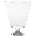 CLEAR Plastic Pedestal Container