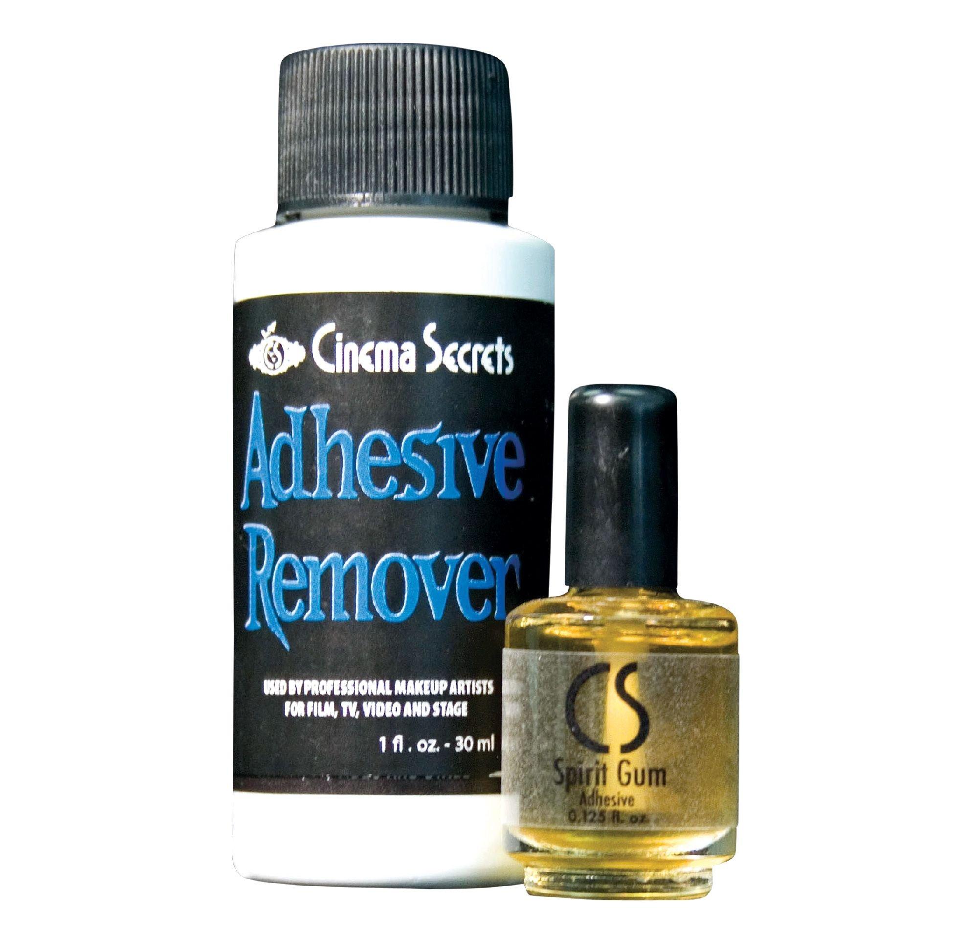 Spirit Gum Adhesive and Remover - Combo Pack of 0.5 Fl. Oz. Prosthetic Skin  Adhesive & 0.5 Fl. Oz Spirit Gum Remover 