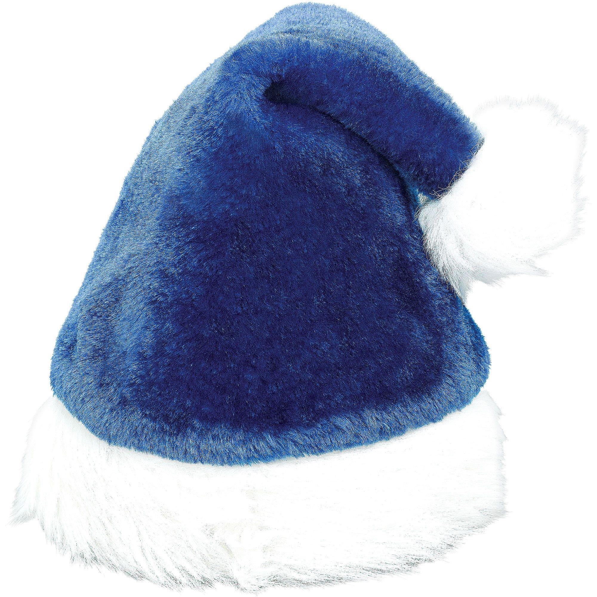 Blue santa hat on sale