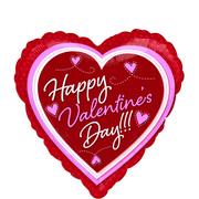 Happy Valentine's Day Balloon - Heart, 17in