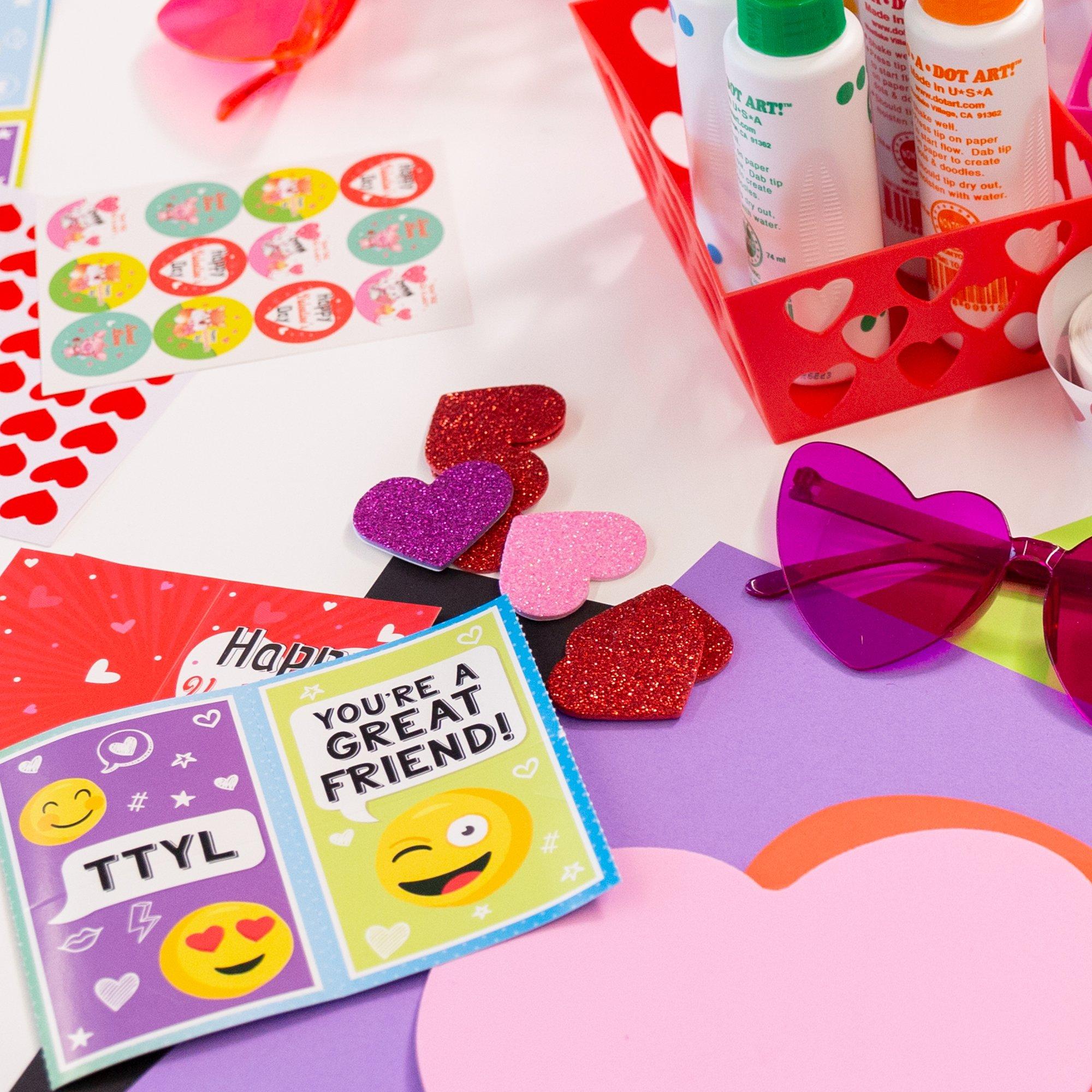 45pcs/lot Love Heart Shapes Glitter Foam Stickers Wedding Birthday Party  Decoration Crafts DIY Self-Adhesive
