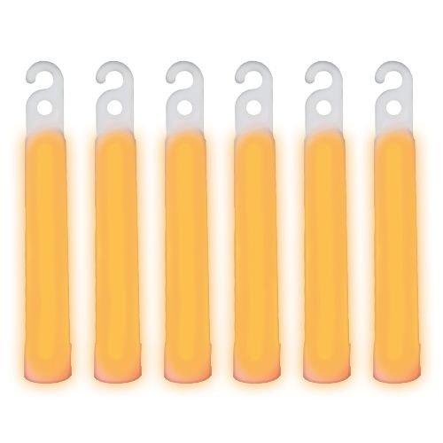 4 Glow Stick Mega Value Pack - Orange, 25/pk