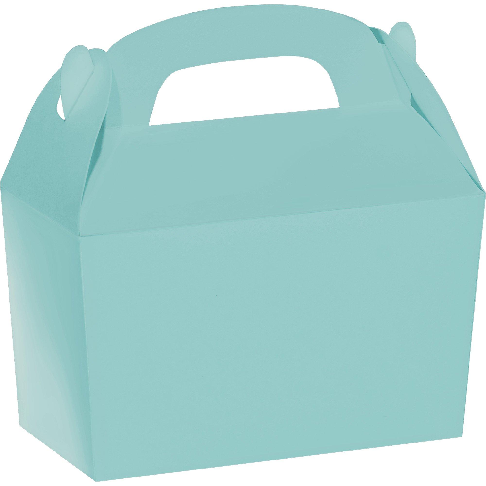 Robin Egg Blue Gable Box – Small Party Favor Box, 1 Count