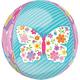 Spring Butterflies Balloon - Orbz, 15in