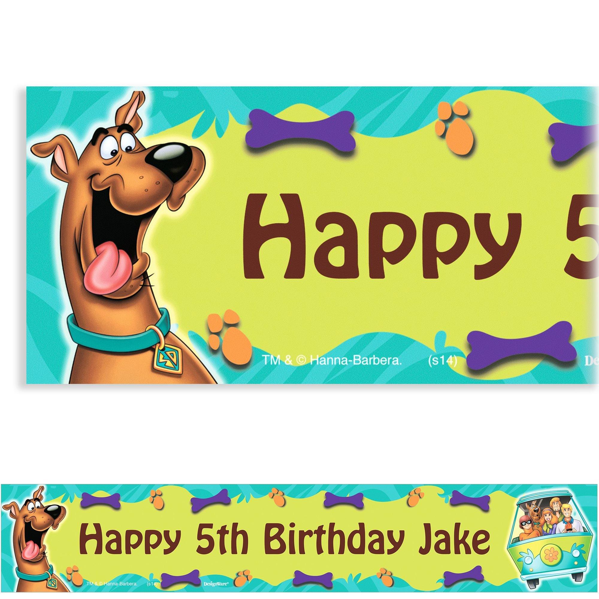 Custom Scooby-Doo Where Are You! Banner 6ft | Party Supplies
