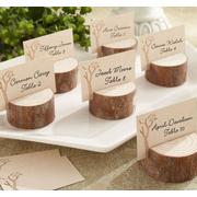 Rustic Tree Wood Place Card Holders