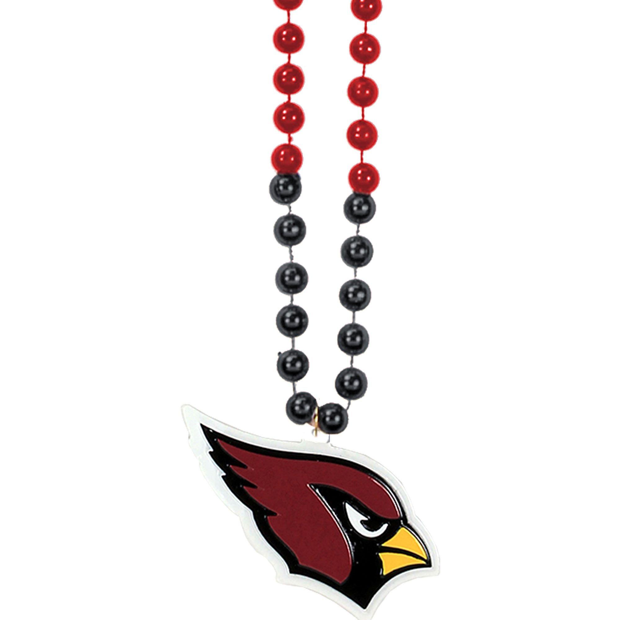 Match-Up Promotions NCAA Louisville Cardinals Beaded Cobra Chain Pendant  Necklace