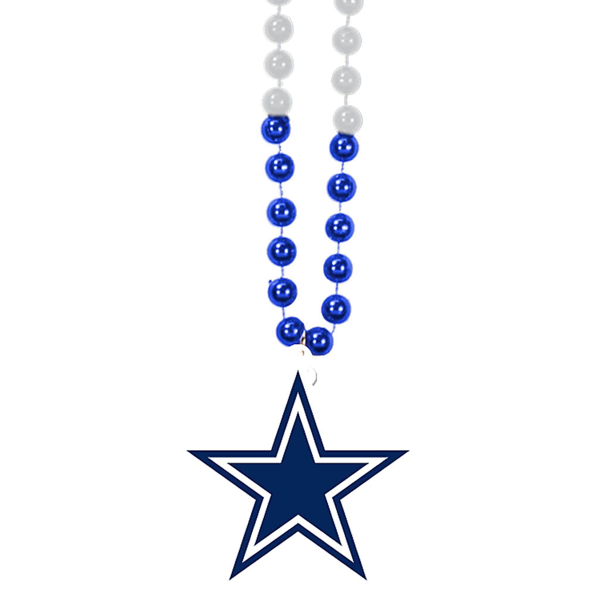 Dallas Cowboys Pendant Bead Necklace