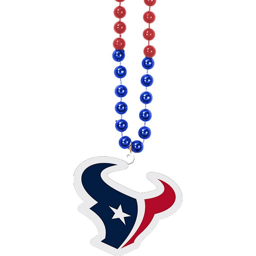 Houston Texans Pendant Bead Necklace