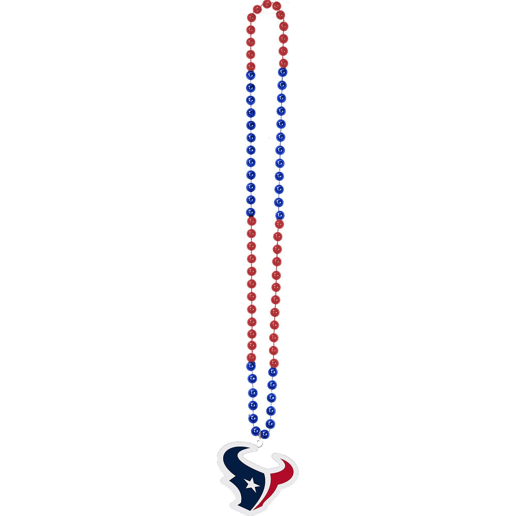 Houston Texans Pendant Bead Necklace