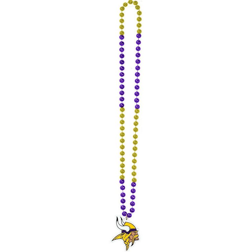 Minnesota Vikings Pendant Bead Necklace