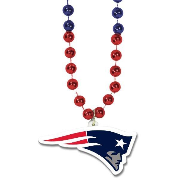 New England Patriots Pendant Bead Necklace