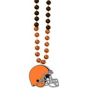 Cleveland Browns Pendant Bead Necklace