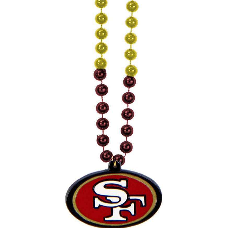 San Francisco 49ers Pendant Bead Necklace