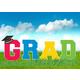 Multicolor Graduation Yard Signs 4ct