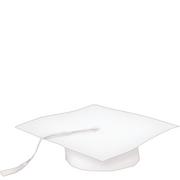 White Paper Graduation Cap