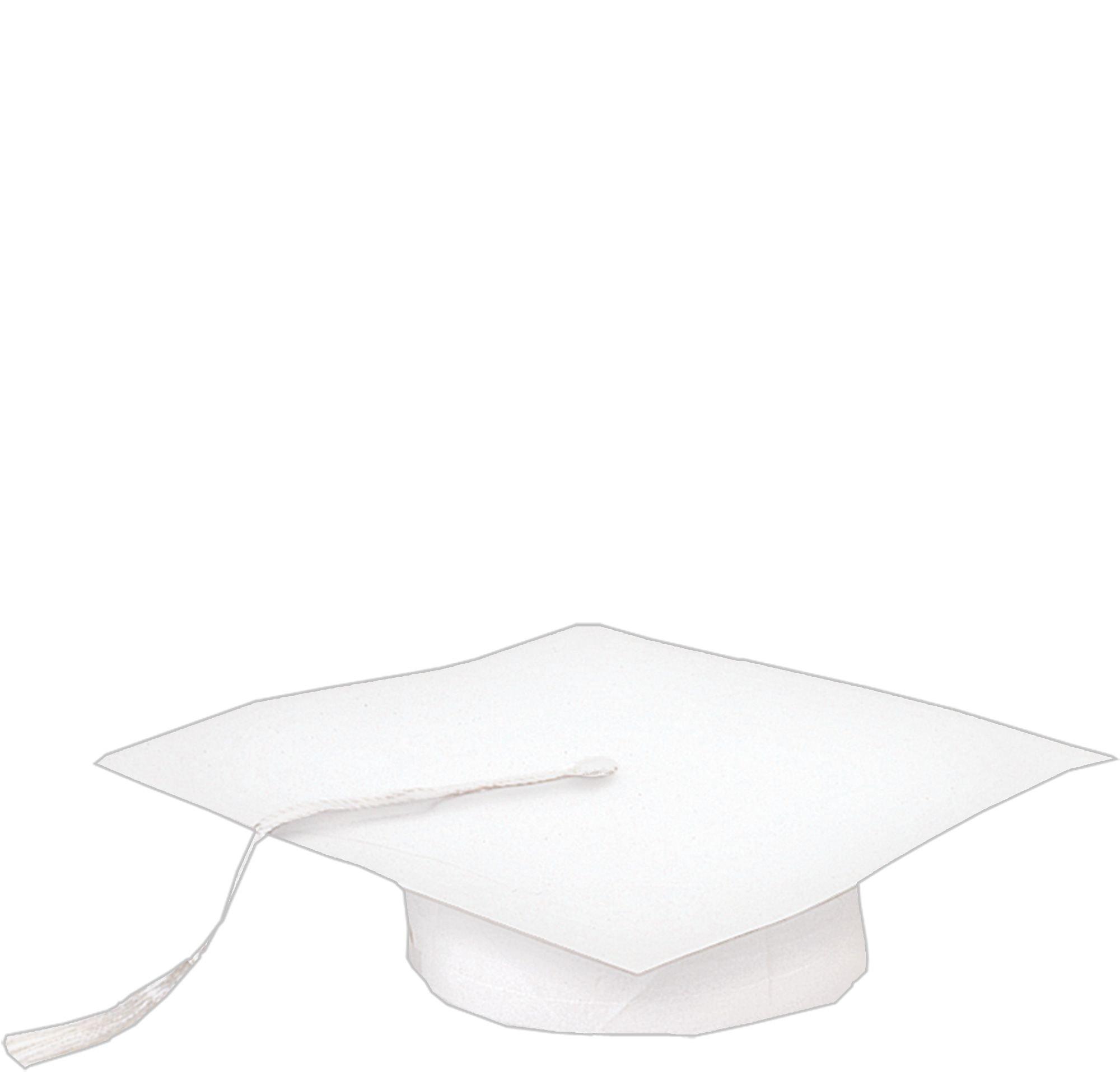 White graduation sales cap