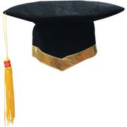 Black & Gold Graduation Hat