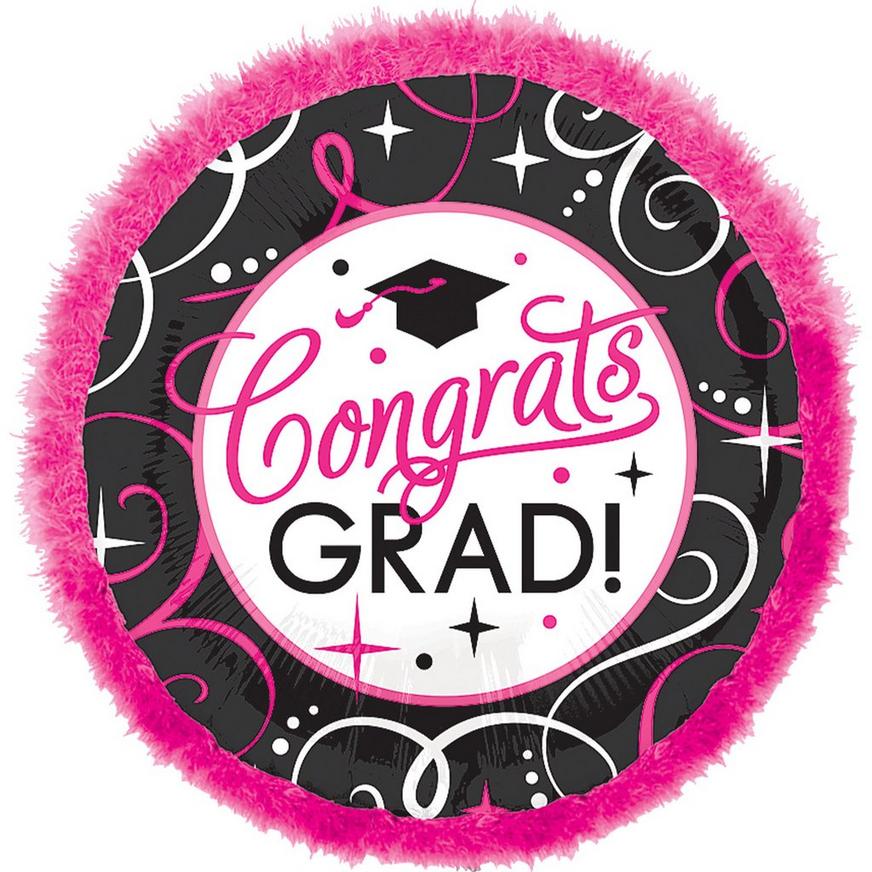 Giant Congrats Grad Graduation Balloon - Boa