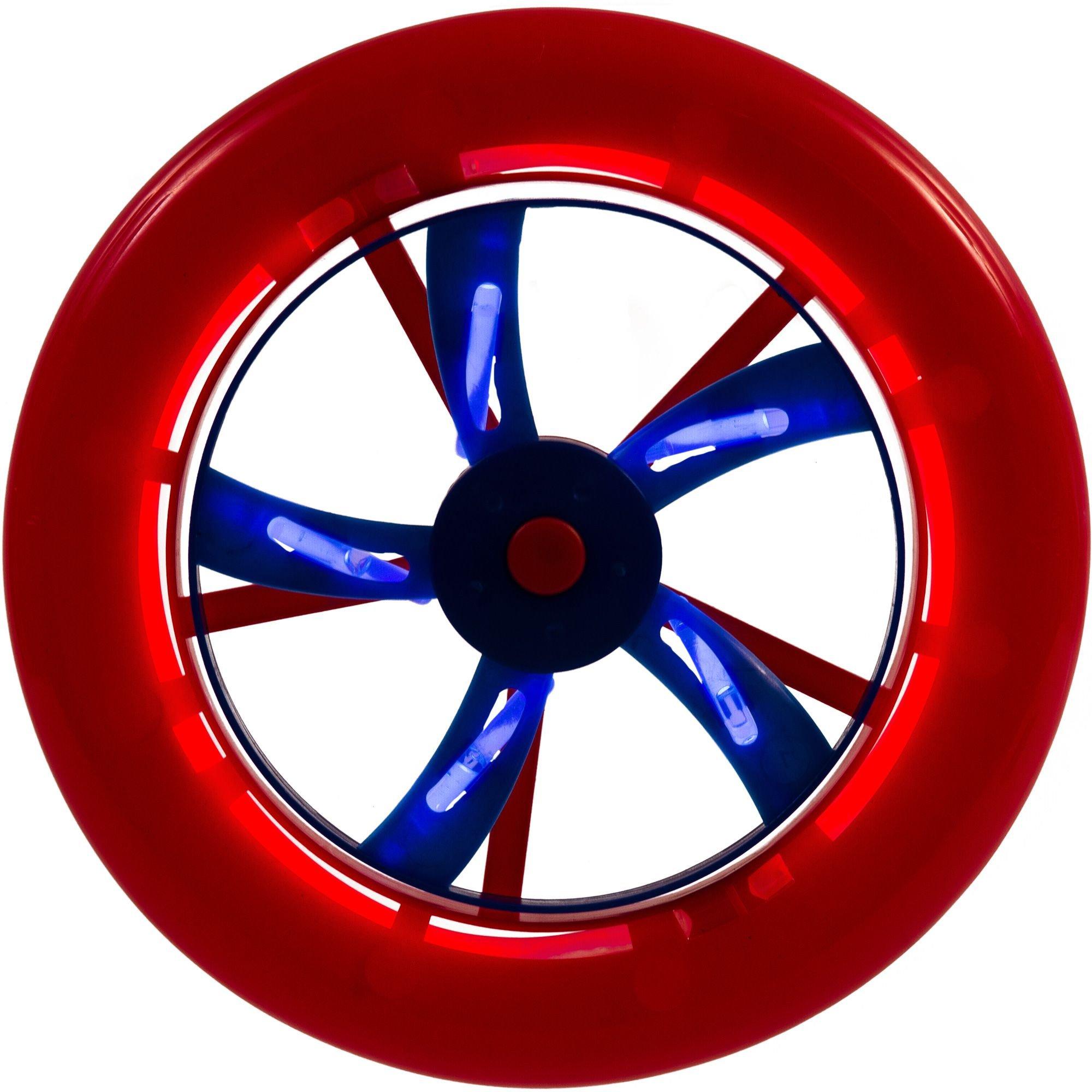 Patriotic Red, White & Blue Glow Stick Flying Disc