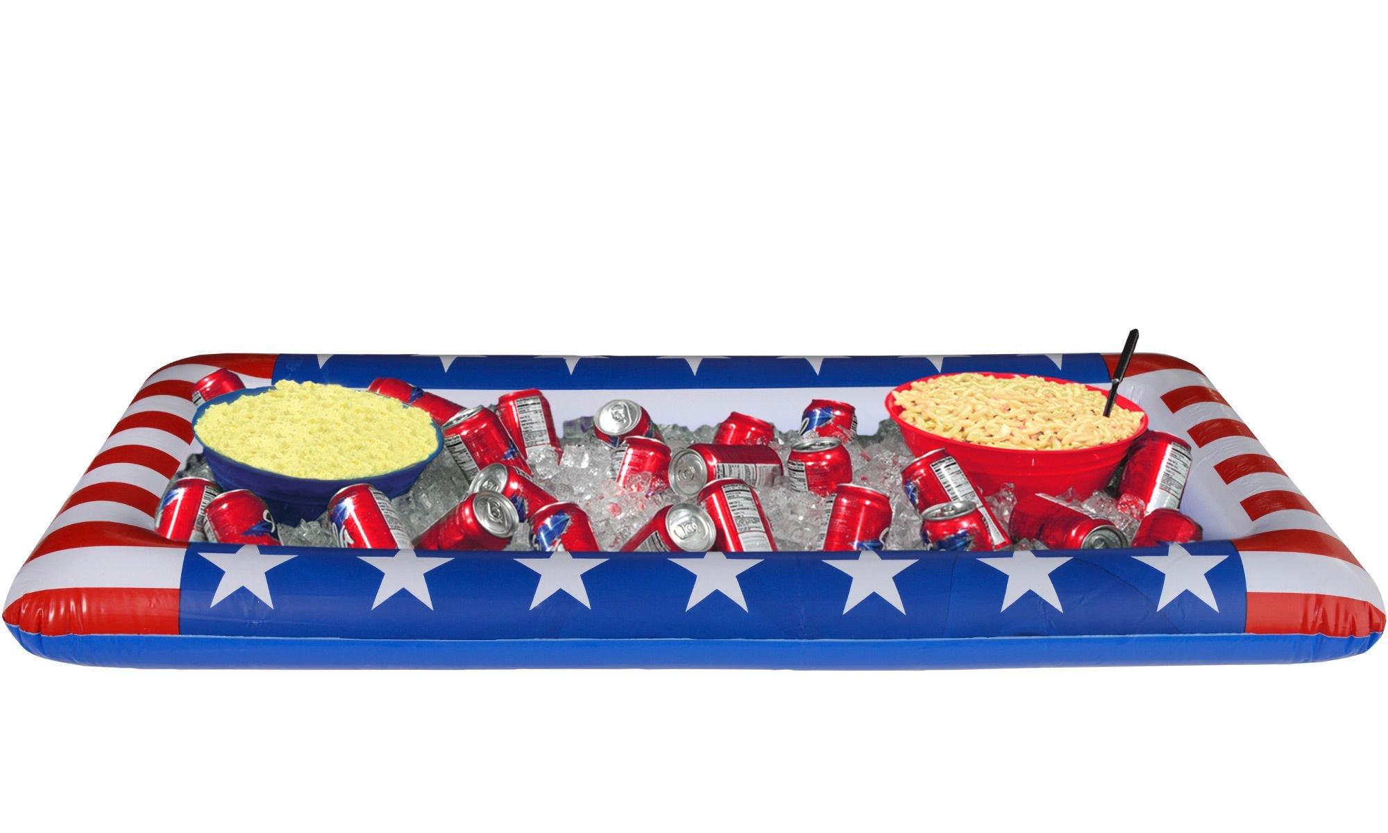 Inflatable Patriotic American Flag Buffet Cooler