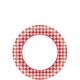 Picnic Party Red Gingham Dessert Plates 40ct