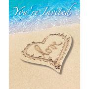 Beach Love Invitations 8ct
