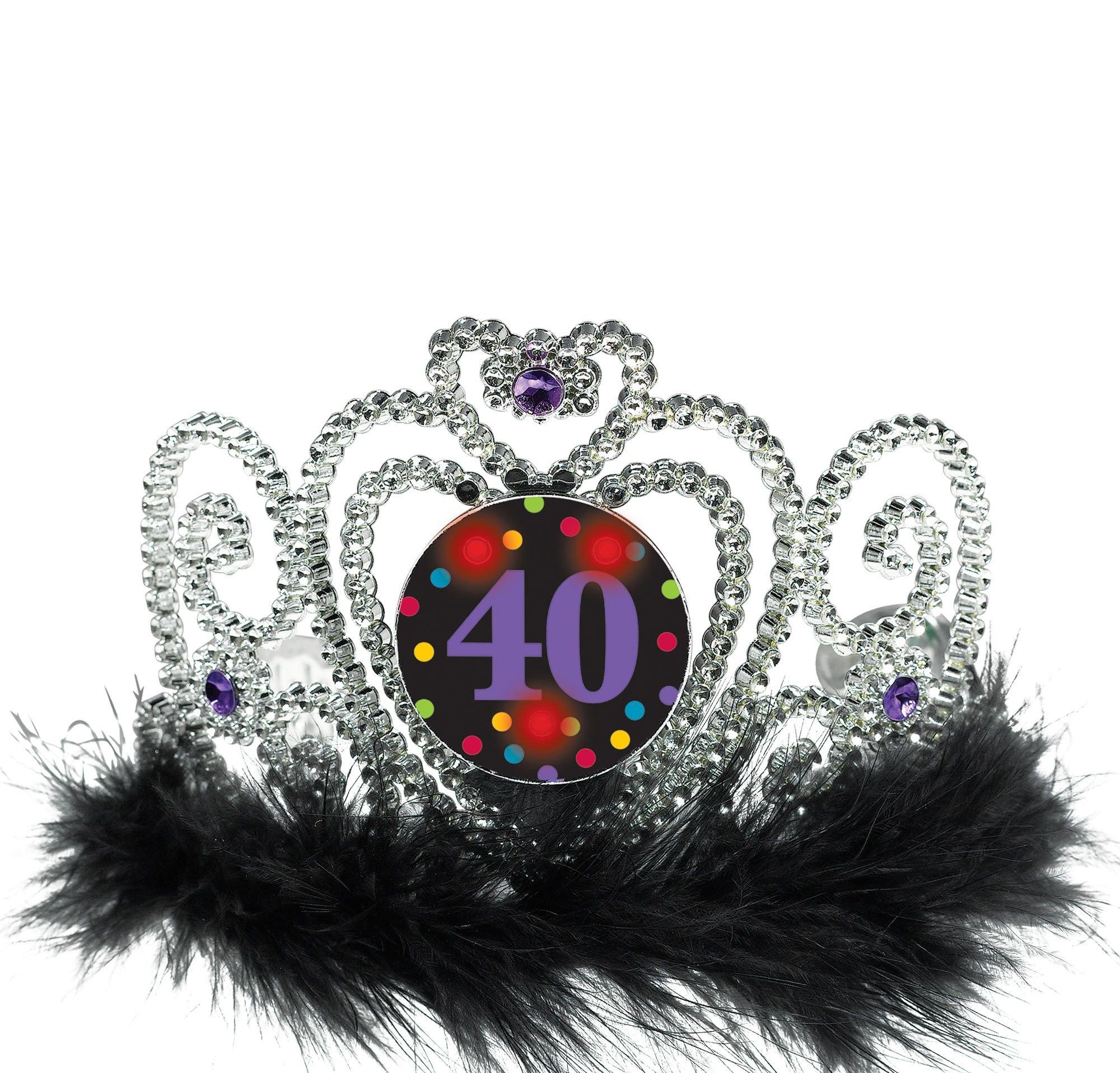 40th on sale birthday crown