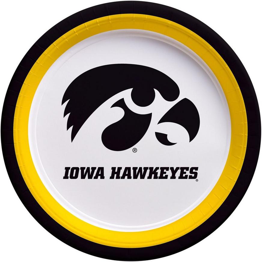 Iowa Hawkeyes Lunch Plates 10ct