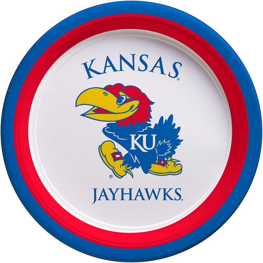 Kansas Jayhawks Lunch Plates 10ct