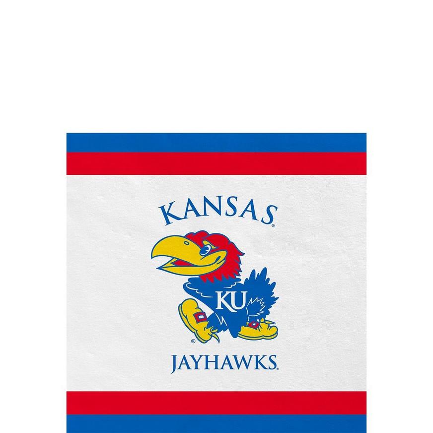 Kansas Jayhawks Beverage Napkins 24ct
