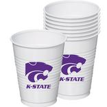 Kansas State Wildcats Plastic Cups 8ct
