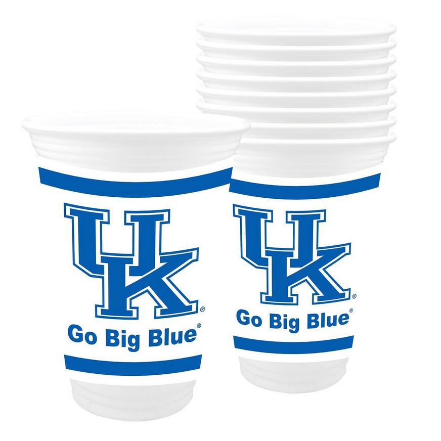 Kentucky Wildcats Plastic Cups 8ct