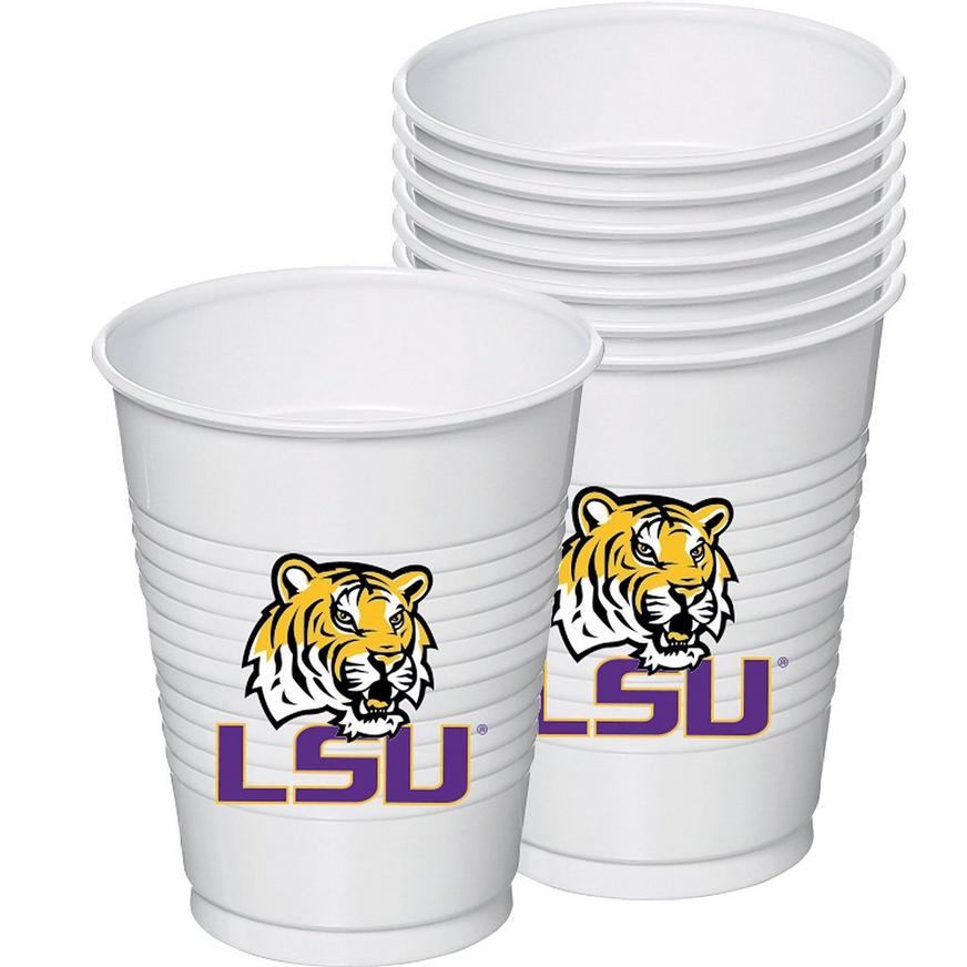 Louisiana State Tigers Plastic Cups 8ct