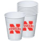 Pack of 20 NCAA Nebraska Cornhuskers Disposable Paper Cups 