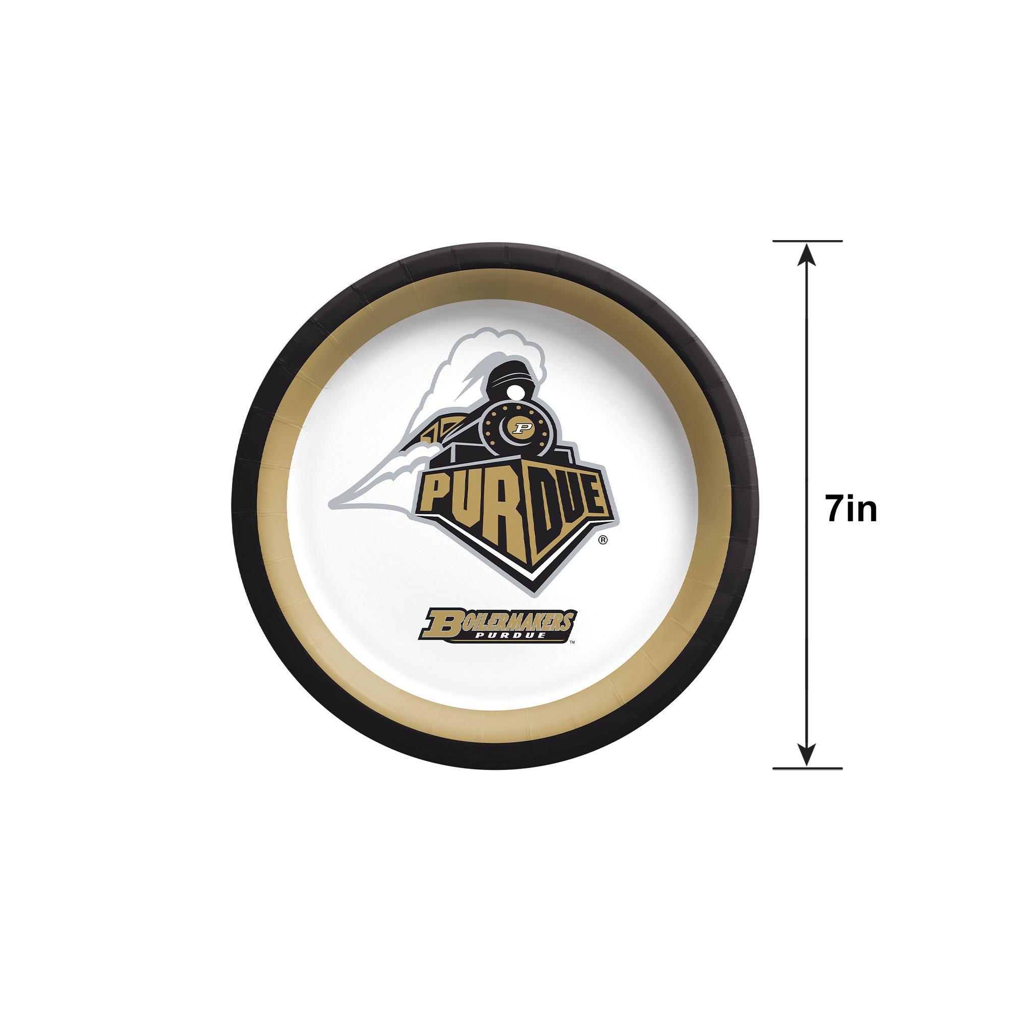 Purdue Boilermakers Dessert Plates 12ct