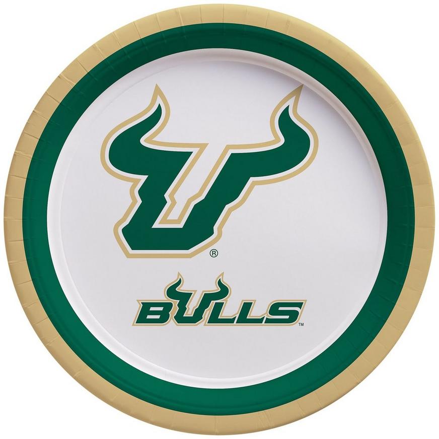 South Florida Bulls Lunch Plates 10ct