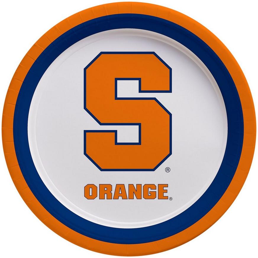 Syracuse Orange Lunch Plates 10ct