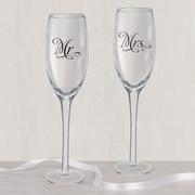 Mr. & Mrs. Wedding Toasting Glasses 2ct