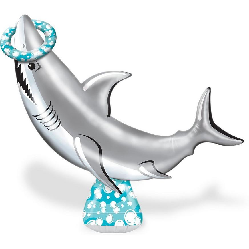 Inflatable Shark Ring Toss