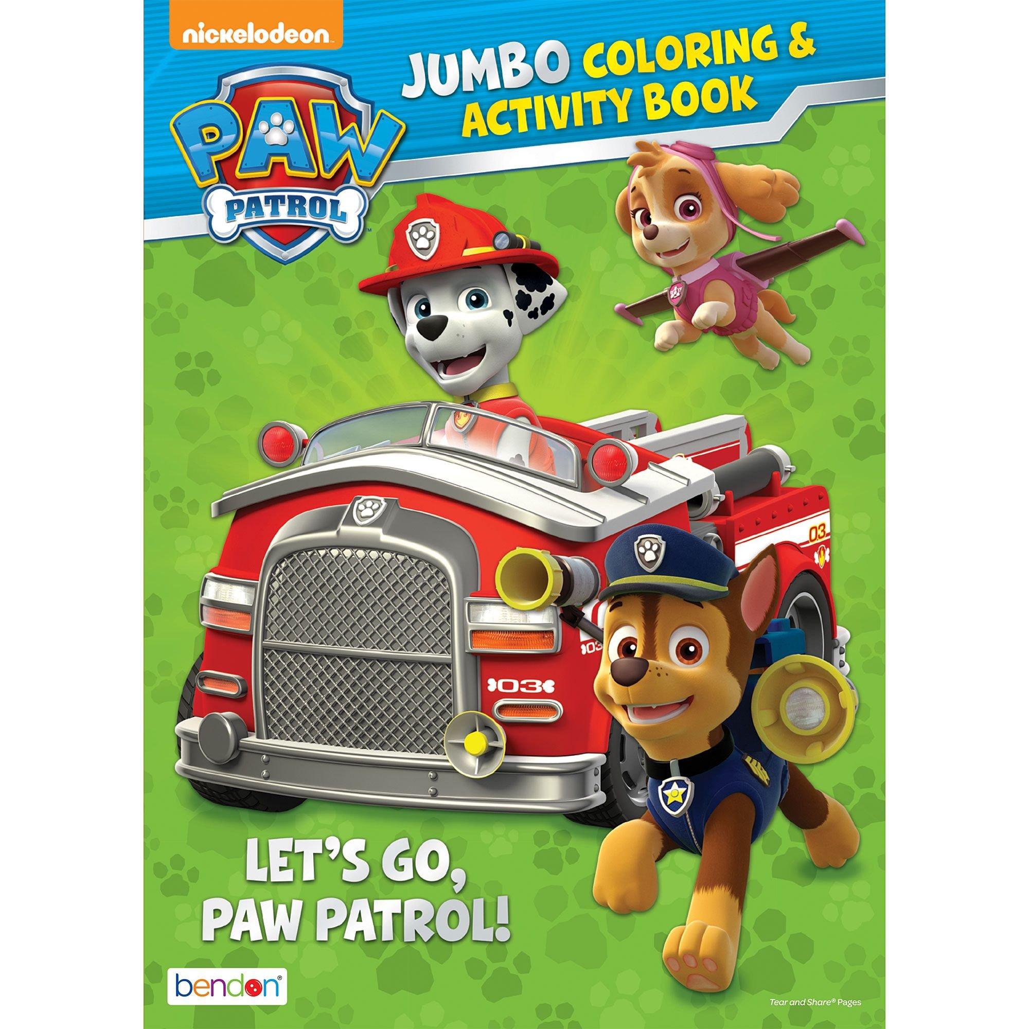 Paw Patrol Jumbo Coloring & Activity Book