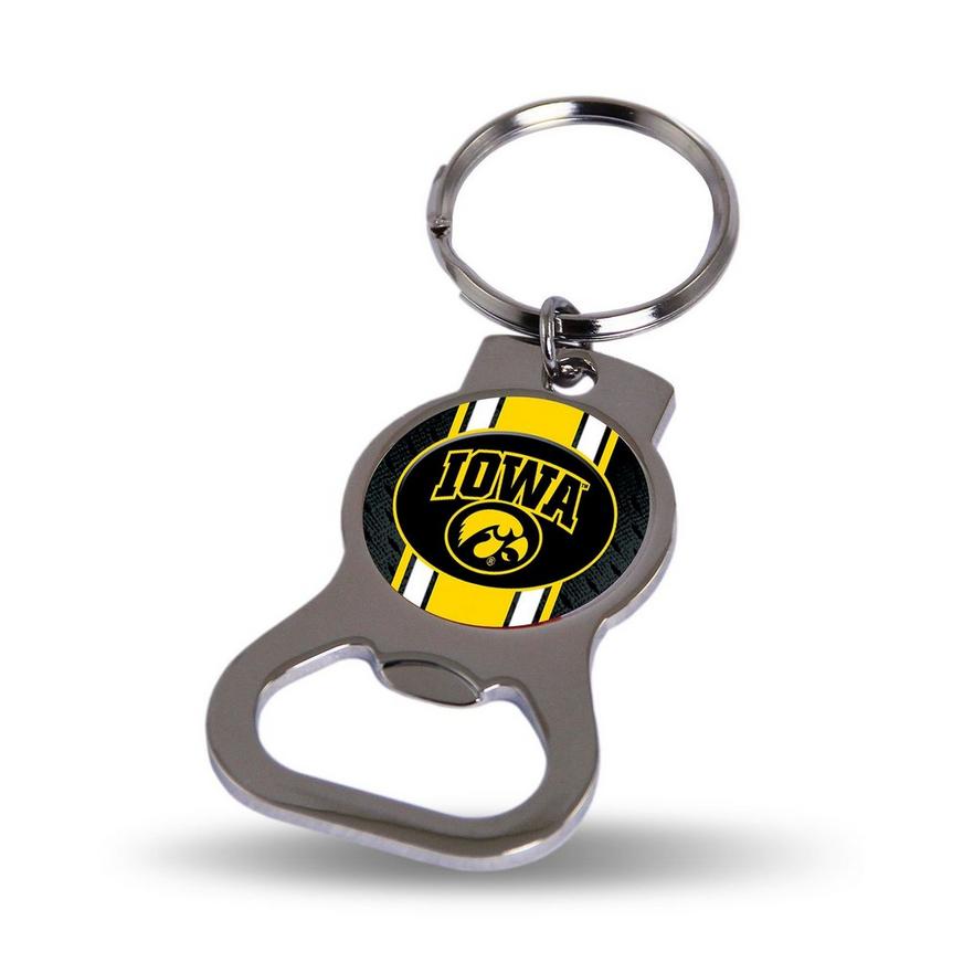 Iowa Hawkeyes Bottle Opener Keychain