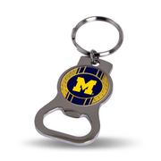 Michigan Wolverines Bottle Opener Keychain