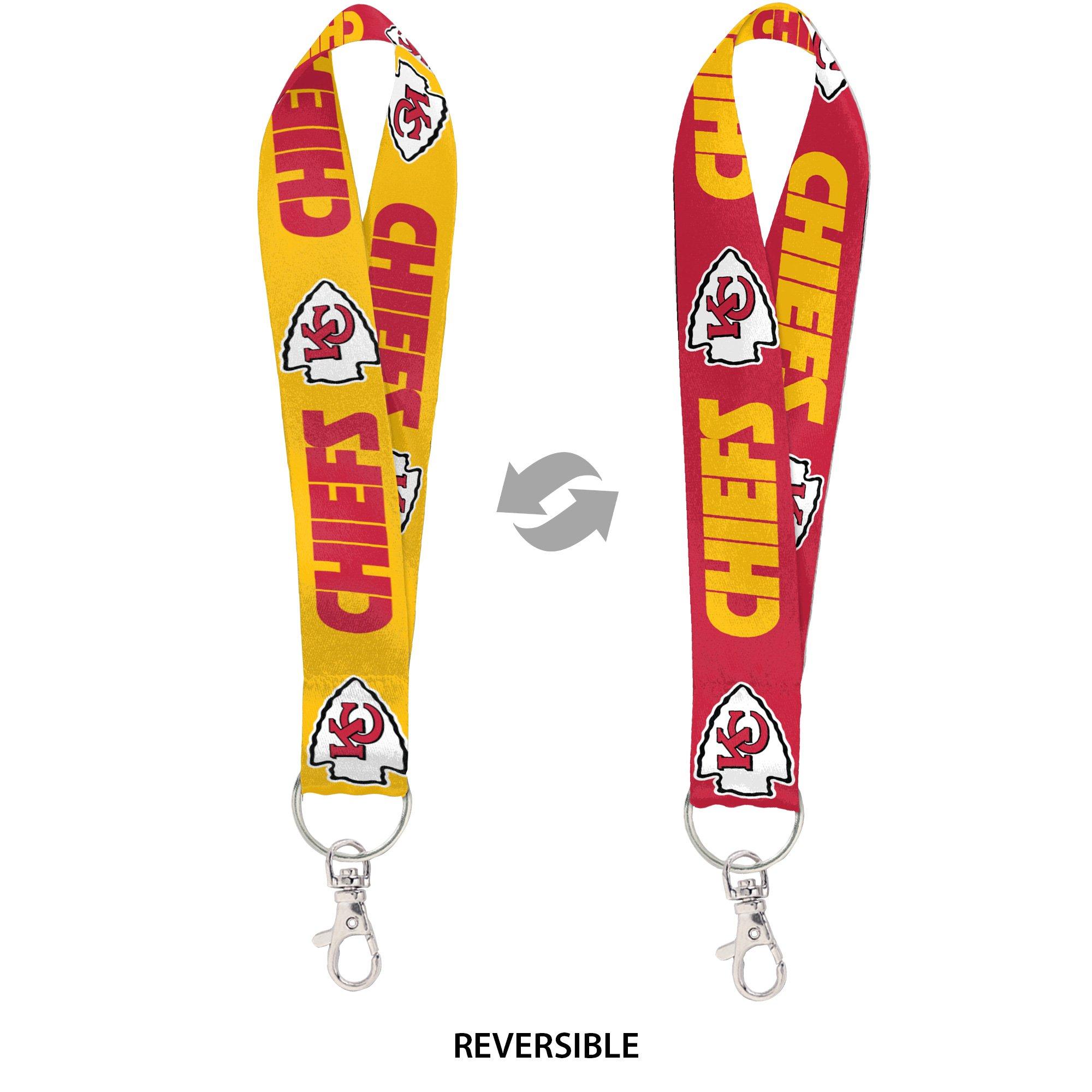 CHIEFS (GOLD/RED) REVERSIBLE LANYARD