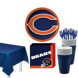 Super Chicago Bears Party Kit for 18 Guests