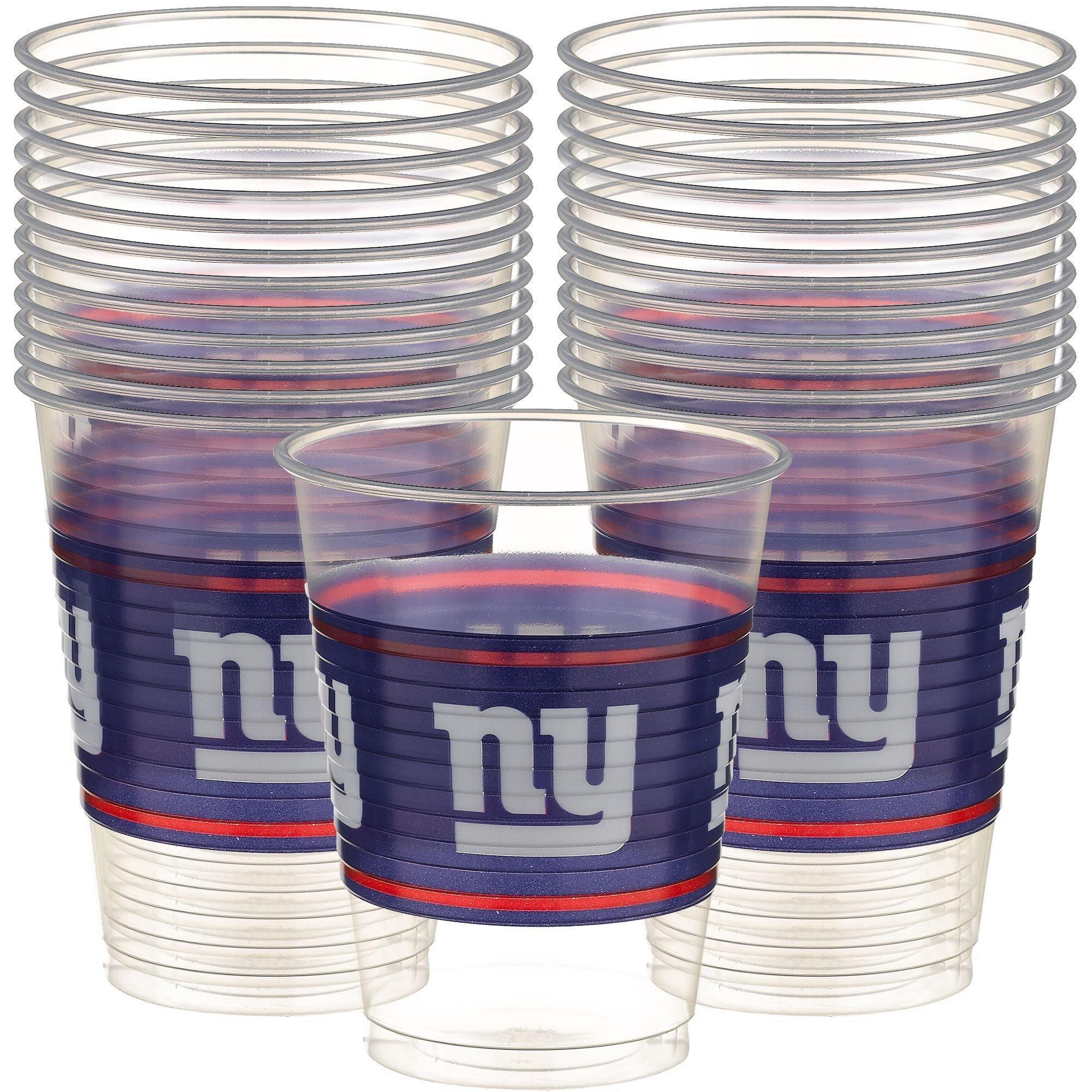 New York Giants Party Supplies Tailgating Kit, Serves 8 Guests 