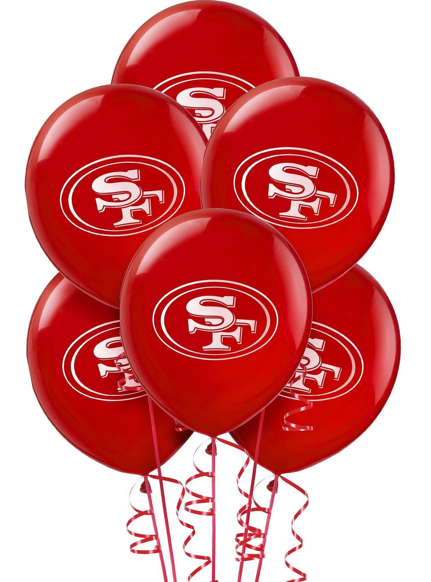 Party Brands San Francisco 49ers Football Balloon Bouquet Kit 5pc 49ers